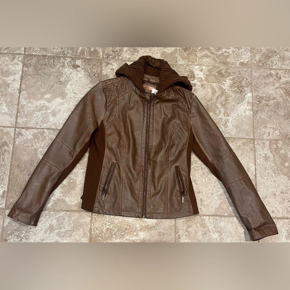 NEW Ricki’s Brown leather Jacket